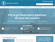 Tablet Screenshot of bankruptcy-ontario.org